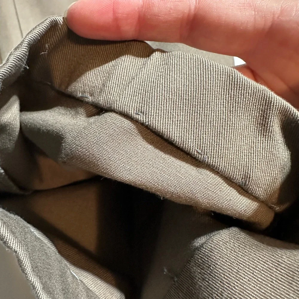 Vintage Dockers Classic Khakis Pants Mens 12x29S Brown Pleated Cotton Chino USA